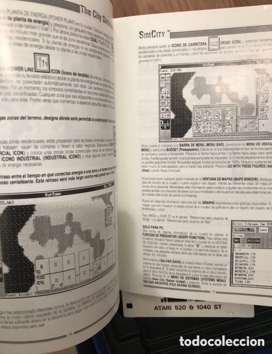 Videojuegos y consolas: Sim City 1989 Atari 520 ST - Foto 4