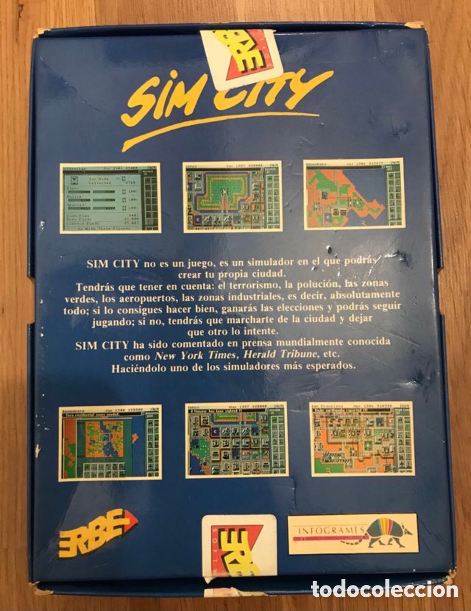 Videojuegos y consolas: Sim City 1989 Atari 520 ST - Foto 6