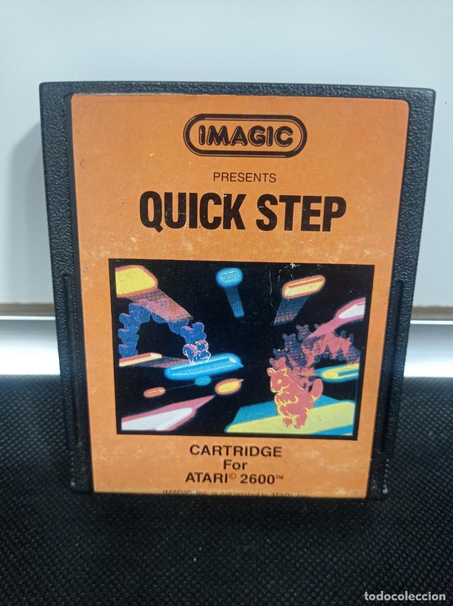 Videojuegos y consolas: JUEGO CARTUCHO IMAGIC / ATARI 2600: QUICK STEP - Foto 1