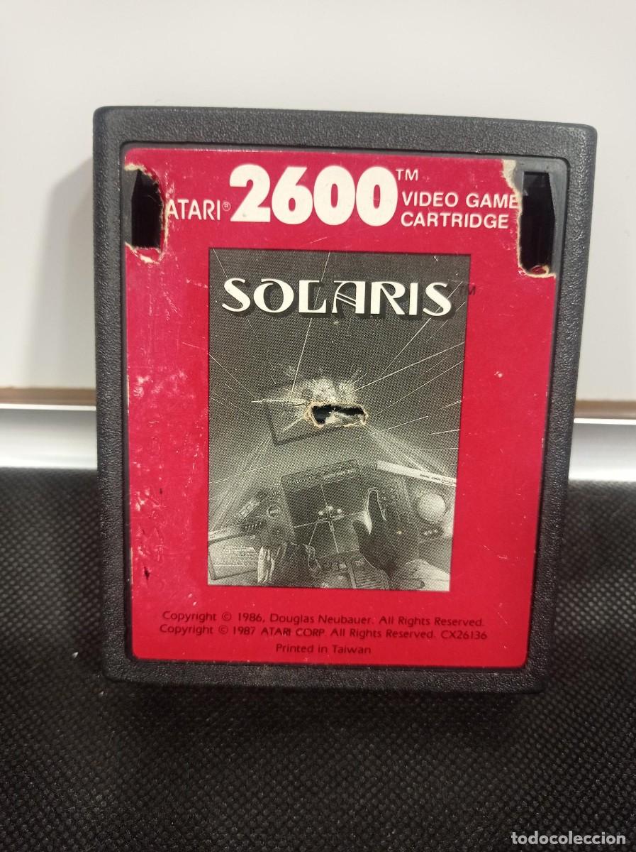 Videojuegos y consolas: JUEGO CARTUCHO ATARI 2600: SOLARIS - Foto 1