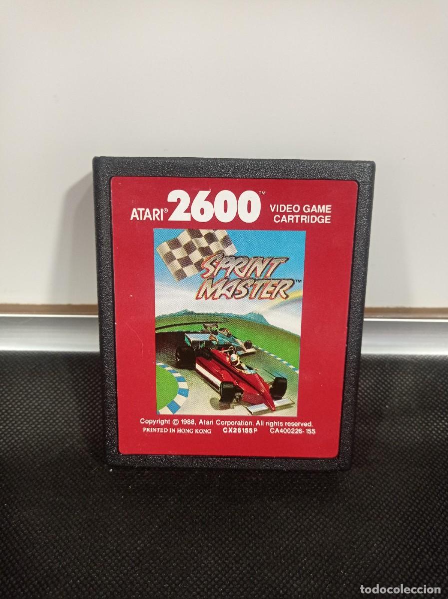 Videojuegos y consolas: JUEGO CARTUCHO ATARI 2600: SPRINT MASTER - Foto 1