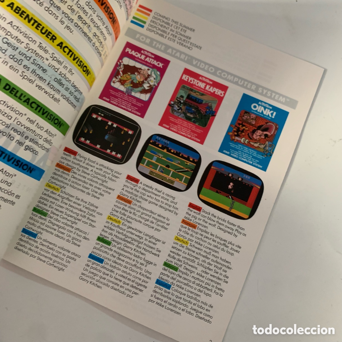 Videojuegos y consolas: Lote catalogo de video-juegos atari activision 1982-1983 - Foto 5