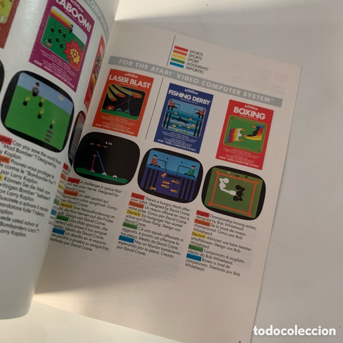 Videojuegos y consolas: Lote catalogo de video-juegos atari activision 1982-1983 - Foto 6