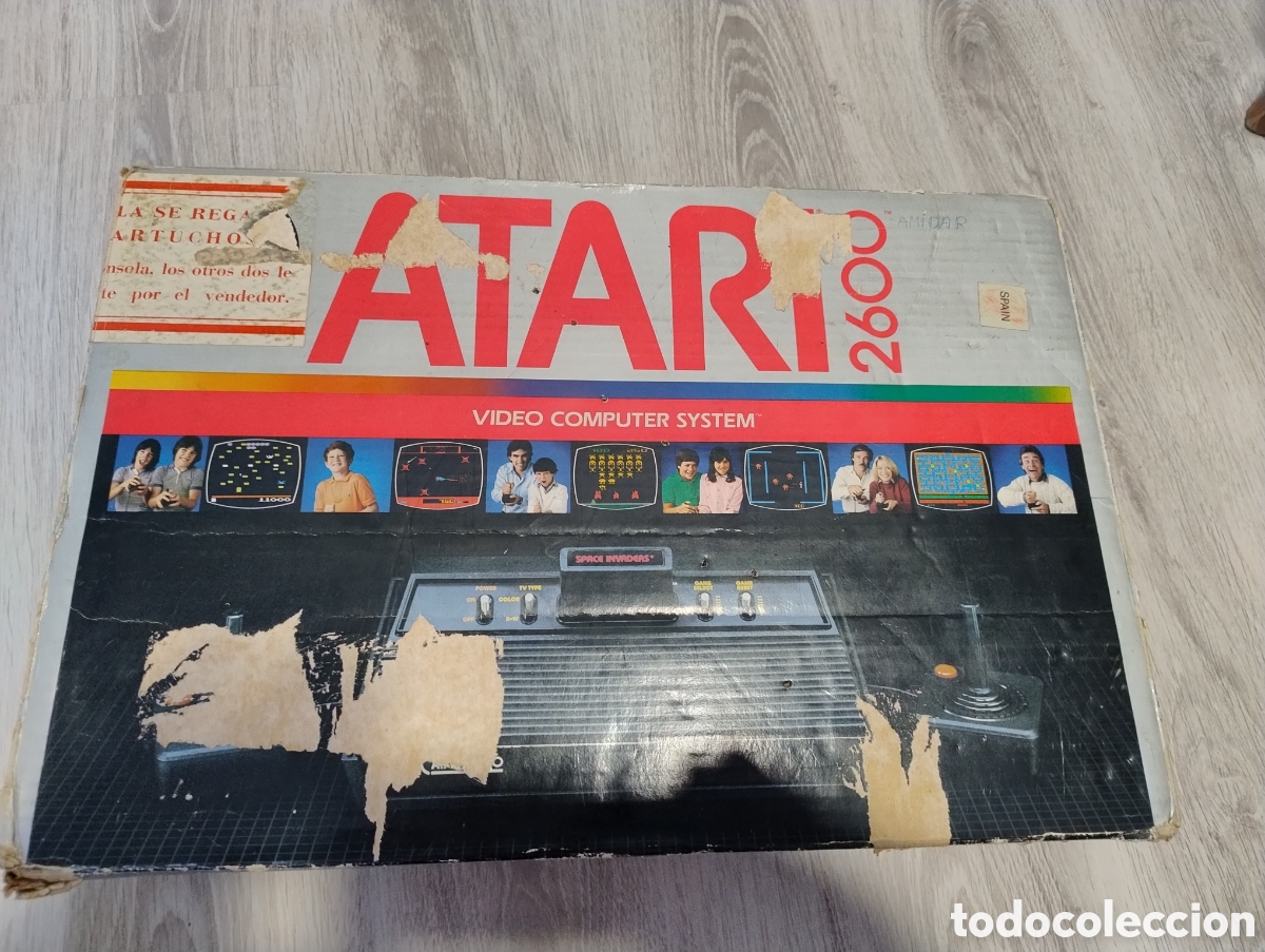 Videojuegos y consolas: Consola Atari 2600 original en caja con muchos complementos y 6 juegos. Funcionando. - Foto 2