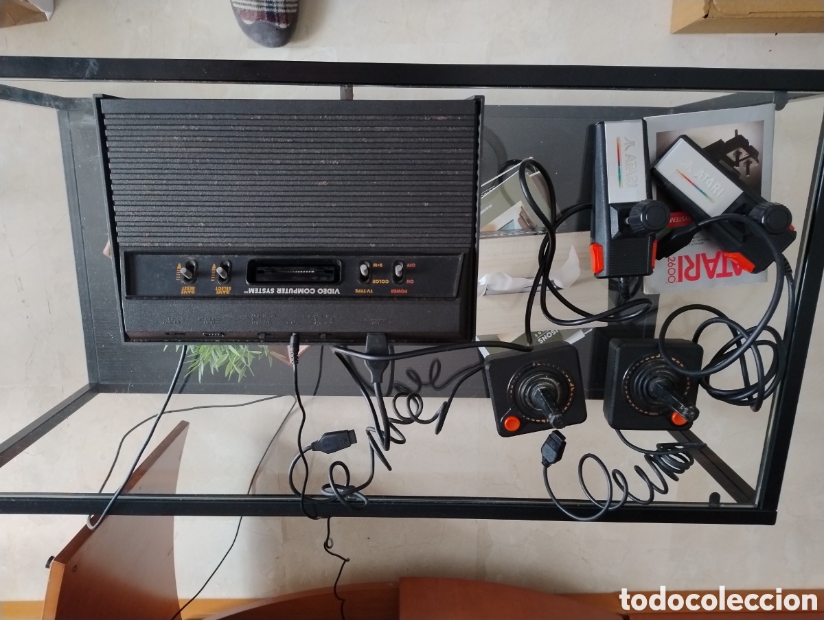 Videojuegos y consolas: Consola Atari 2600 original en caja con muchos complementos y 6 juegos. Funcionando. - Foto 4