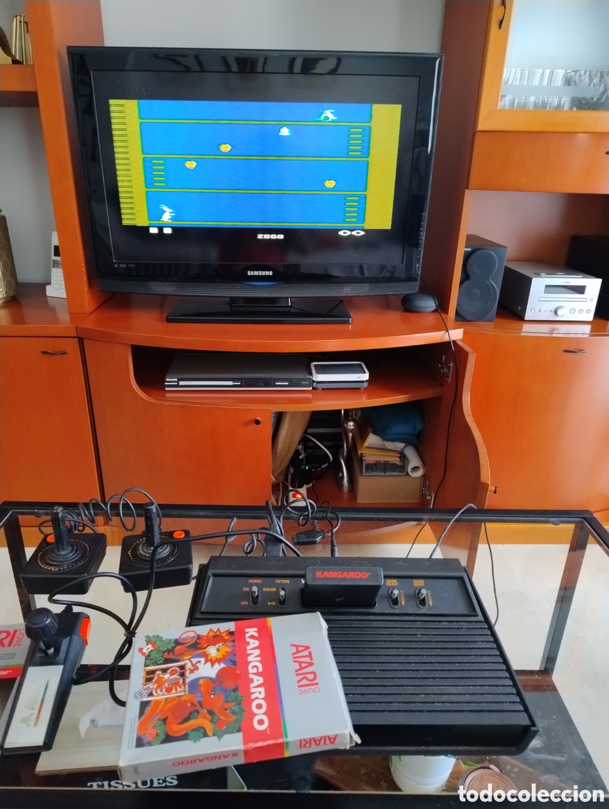 Videojuegos y consolas: Consola Atari 2600 original en caja con muchos complementos y 6 juegos. Funcionando. - Foto 8