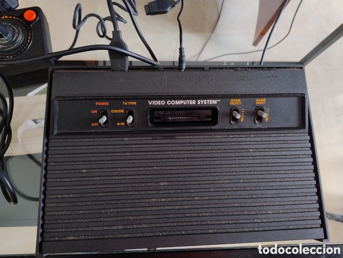 Videojuegos y consolas: Consola Atari 2600 original en caja con muchos complementos y 6 juegos. Funcionando. - Foto 9