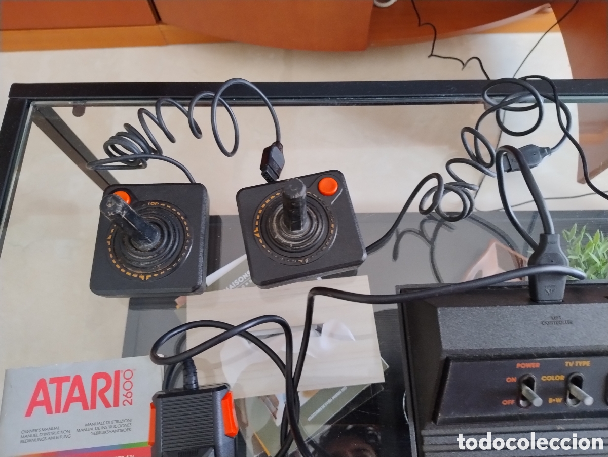 Videojuegos y consolas: Consola Atari 2600 original en caja con muchos complementos y 6 juegos. Funcionando. - Foto 10