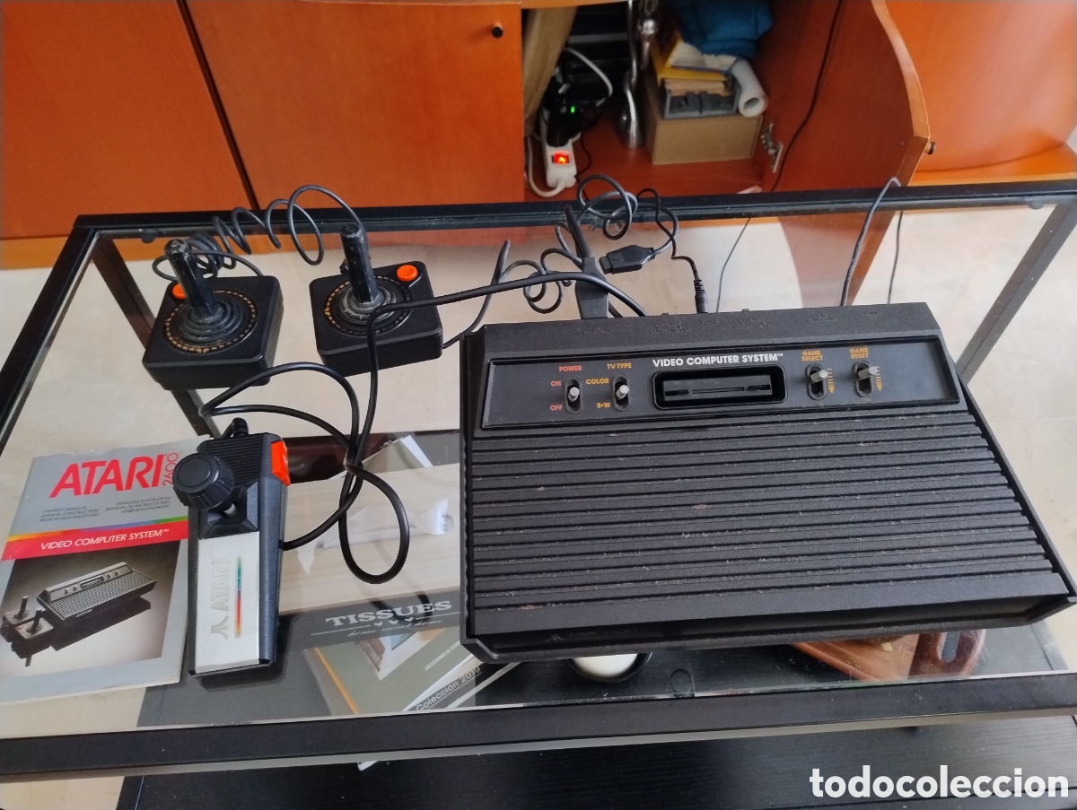 Videojuegos y consolas: Consola Atari 2600 original en caja con muchos complementos y 6 juegos. Funcionando. - Foto 12