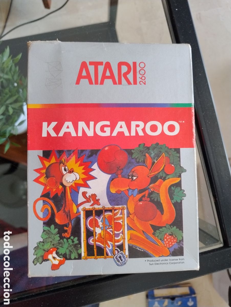 Videojuegos y consolas: Juego Atari 2600 Kangaroo en caja con instrucciones - Foto 1