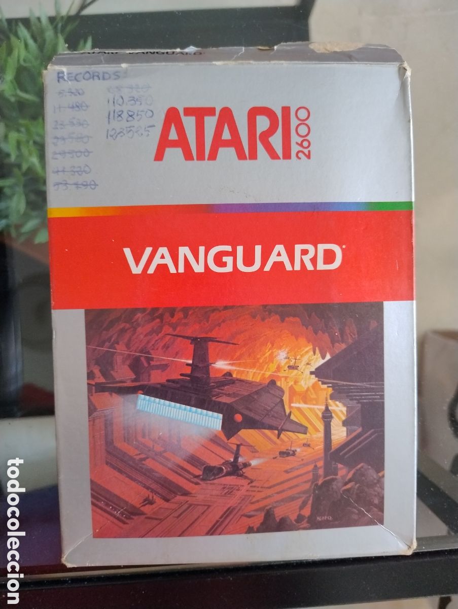 Videojuegos y consolas: Juego Atari 2600 Vanguard en caja con instrucciones - Foto 1