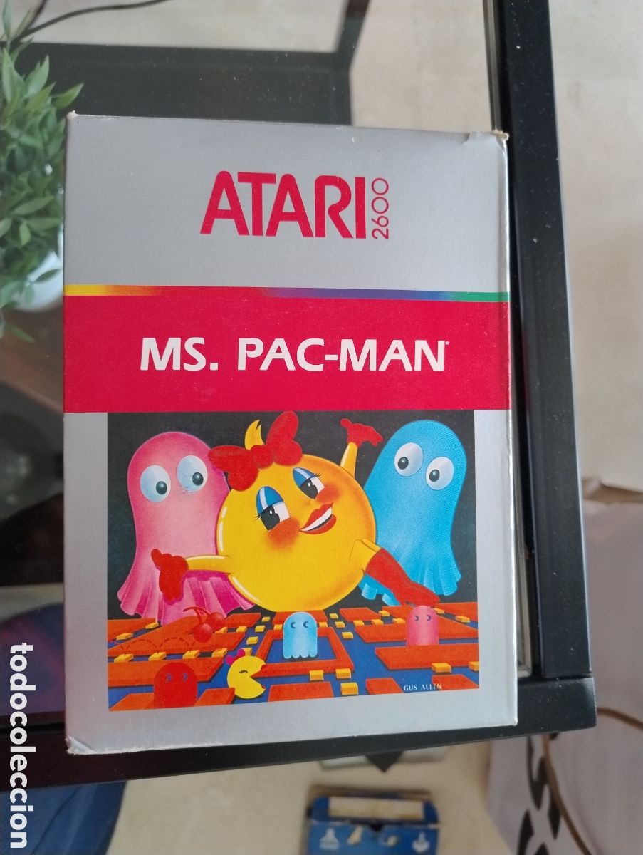 Videojuegos y consolas: Juego Atari 2600 Ms Pacman Pac man en caja con instrucciones - Foto 1