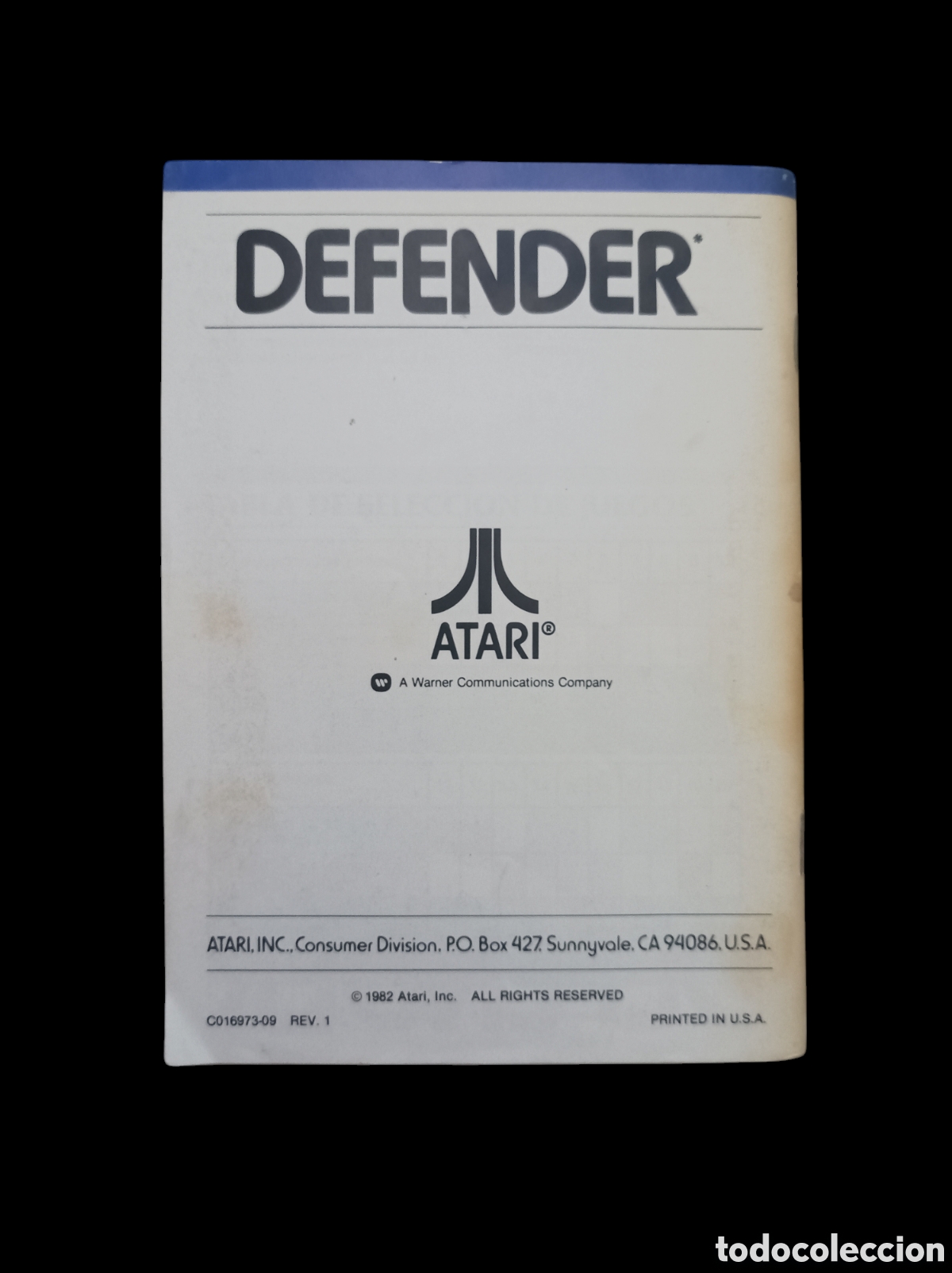 Videojuegos y consolas: Manual instrucciones juego ATARI DEFENDER 20 - Foto 2