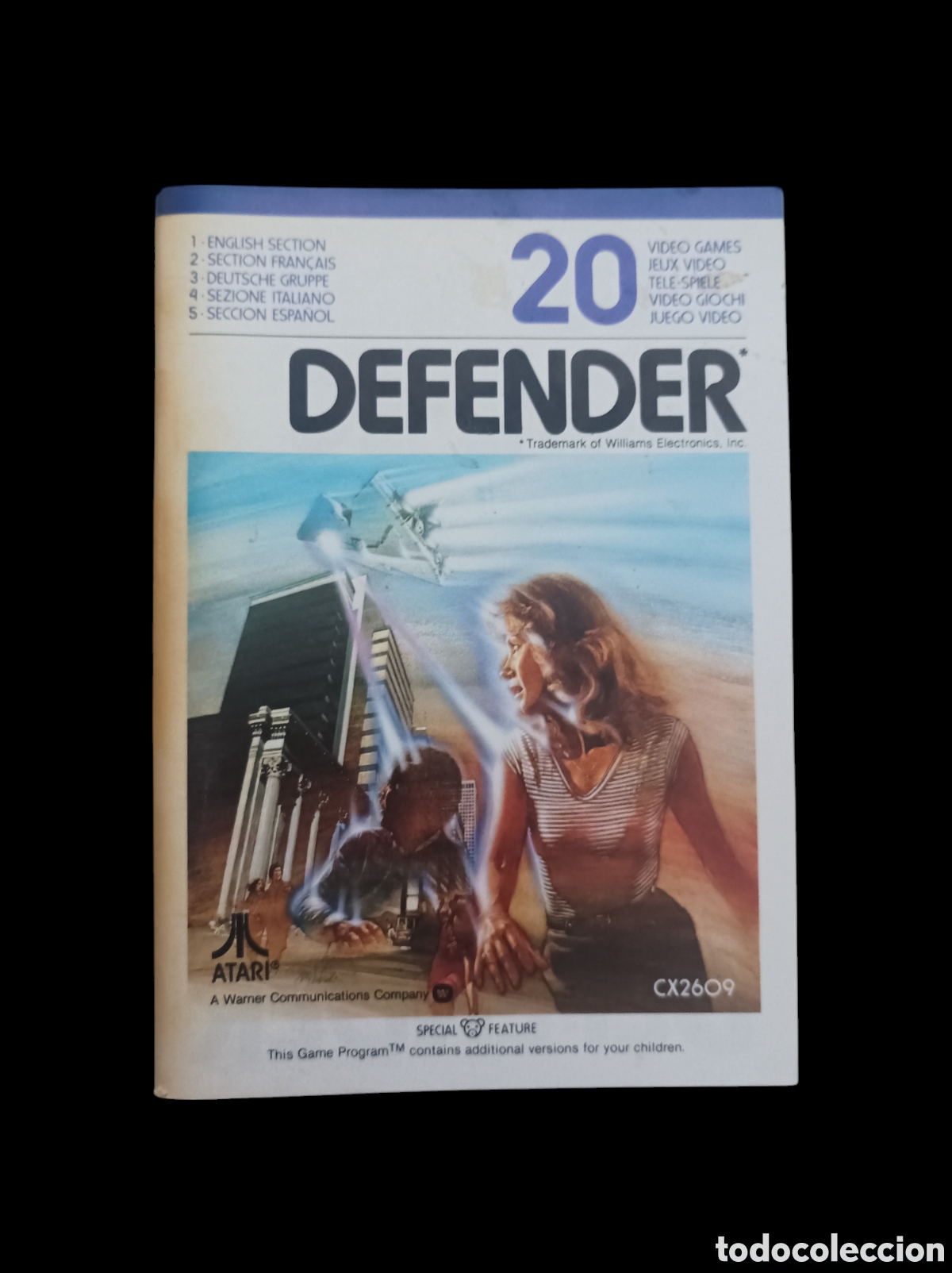 Videojuegos y consolas: Manual instrucciones juego ATARI DEFENDER 20 - Foto 1