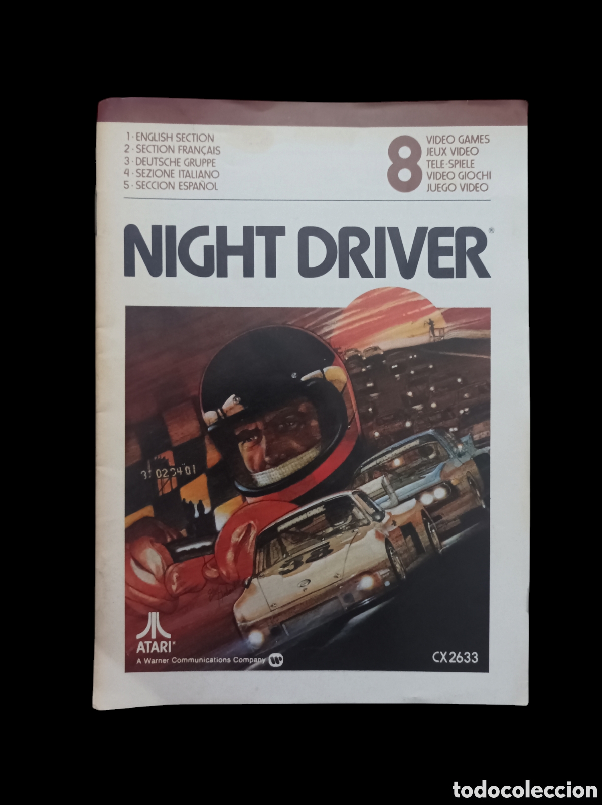 Videojuegos y consolas: Manual instrucciones juego ATARI NIGHT DRIVER 8 - Foto 1