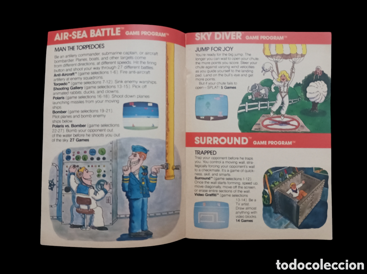 Videojuegos y consolas: Catalogo juegos ATARI 1981. En ingles - Foto 4