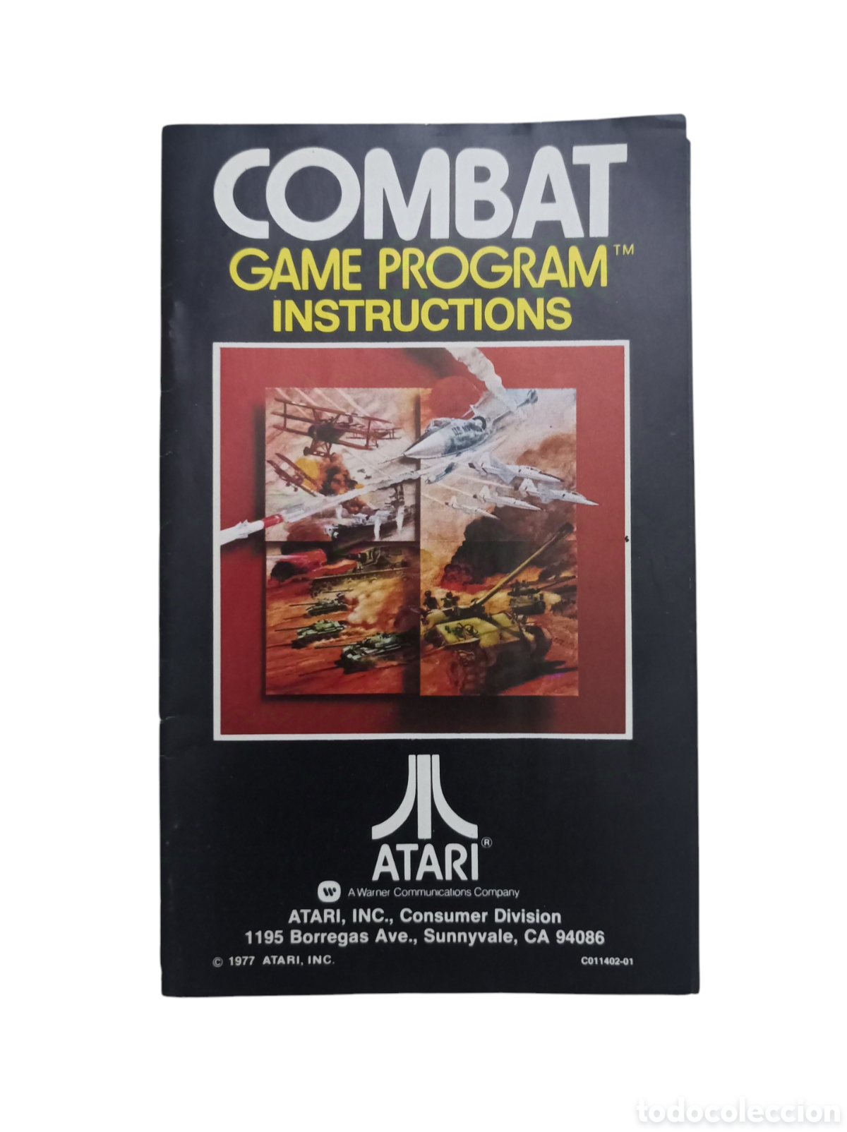 Videojuegos y consolas: Manual instrucciones juego ATARI COMBAT. En ingles - Foto 1