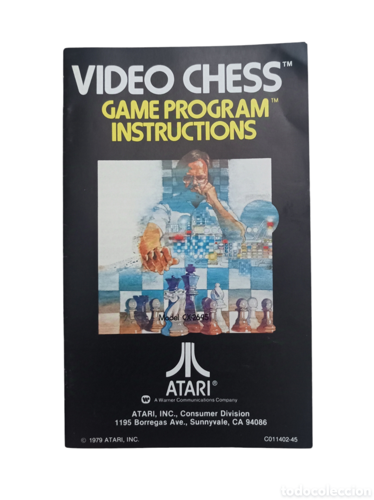 Videojuegos y consolas: Manual instrucciones juego ATARI VIDEO CHESS - En ingles - Foto 1