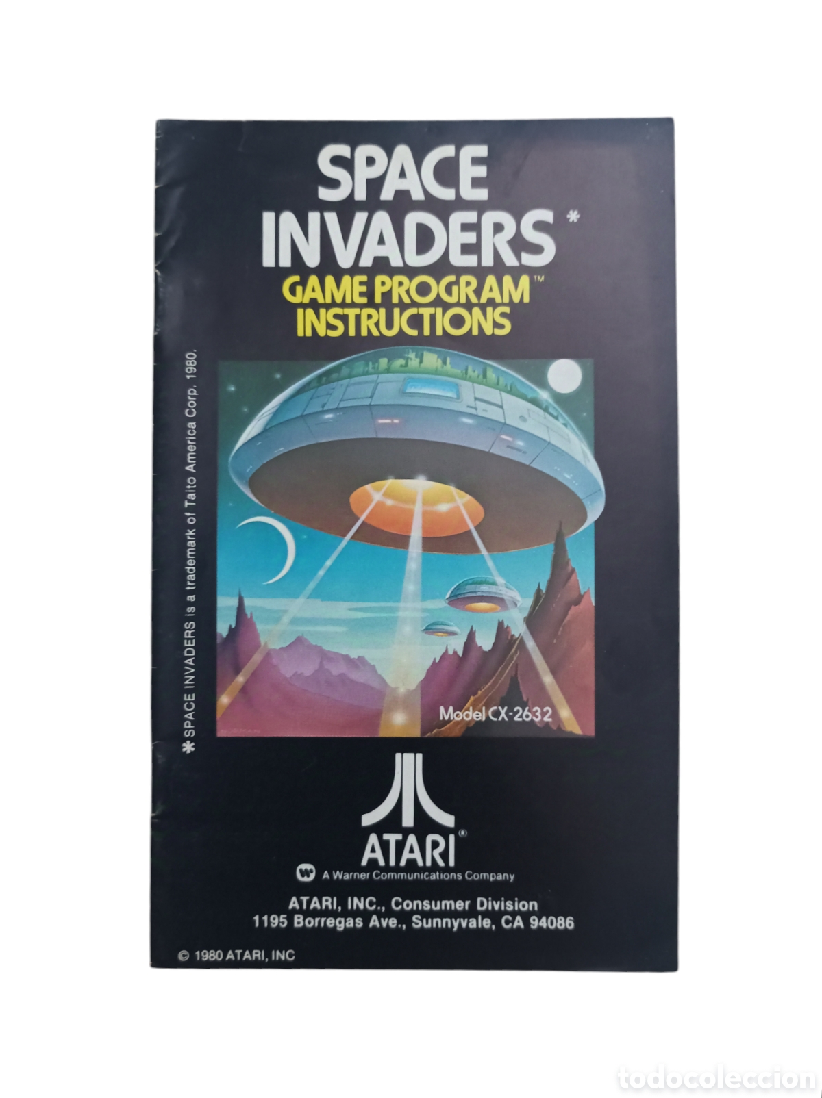 Videojuegos y consolas: Manual instrucciones juego ATARI SPACE INVADERS - En ingles - Foto 1