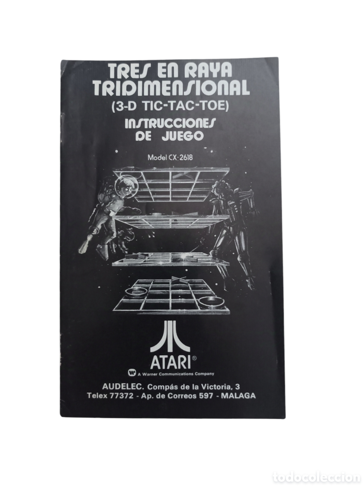 Videojuegos y consolas: Manual instrucciones juego ATARI TRES EN RAYA TRIDEMENSIONAL - En castellano - Foto 1