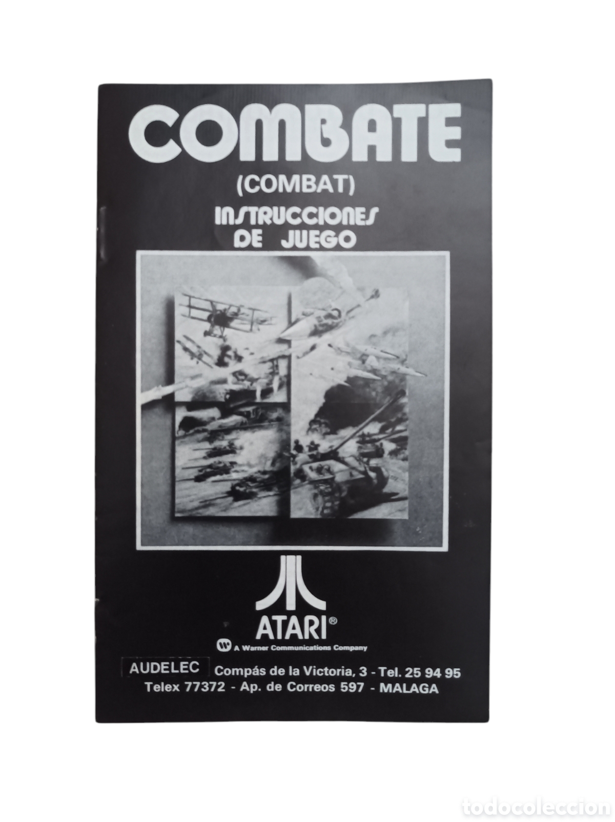Videojuegos y consolas: Manual instrucciones juego ATARI COMBATE - En castellano - Foto 1