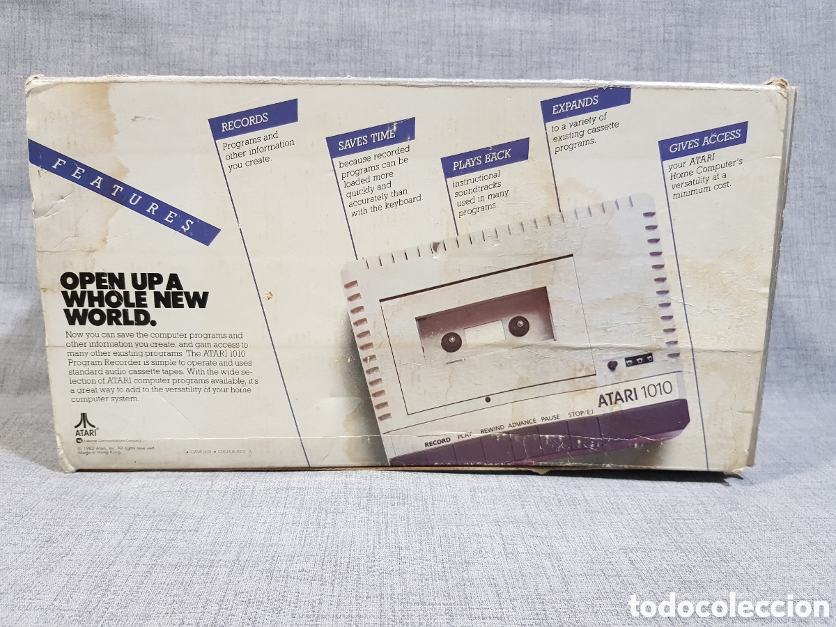 Videojuegos y consolas: THE ATARI 1010 PROGRAM RECORDER. CASETERA PARA ORDENADOR ATARI DEL A&Ntilde;O 1982 - Foto 15