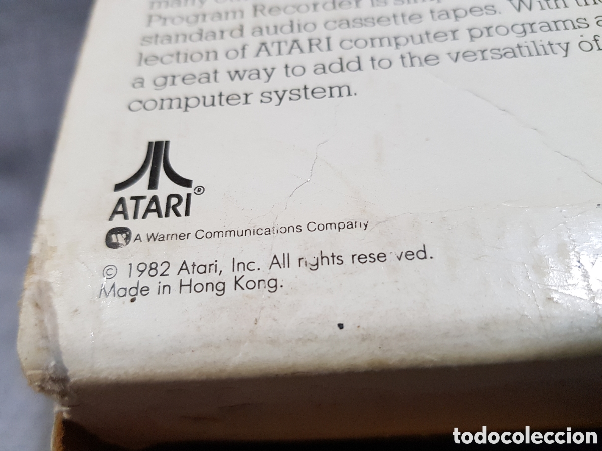 Videojuegos y consolas: THE ATARI 1010 PROGRAM RECORDER. CASETERA PARA ORDENADOR ATARI DEL A&Ntilde;O 1982 - Foto 2