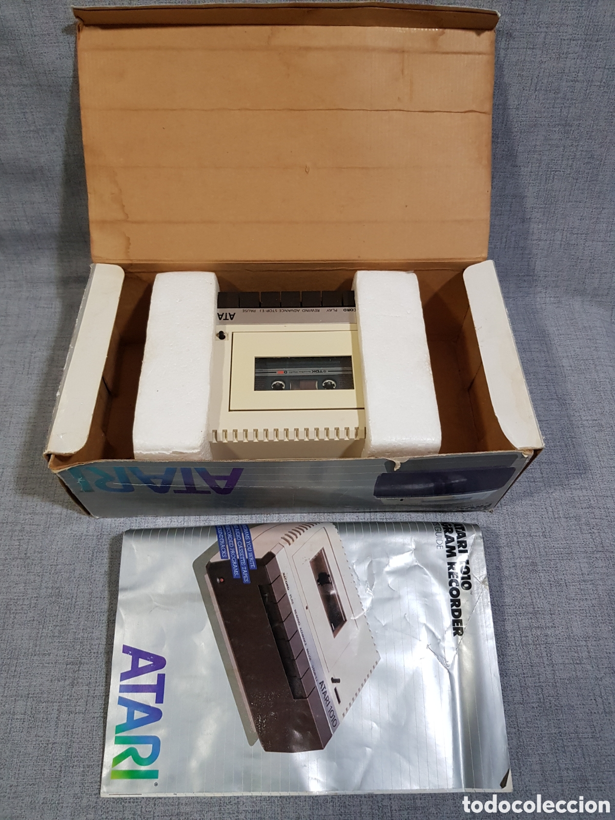 Videojuegos y consolas: THE ATARI 1010 PROGRAM RECORDER. CASETERA PARA ORDENADOR ATARI DEL A&Ntilde;O 1982 - Foto 3