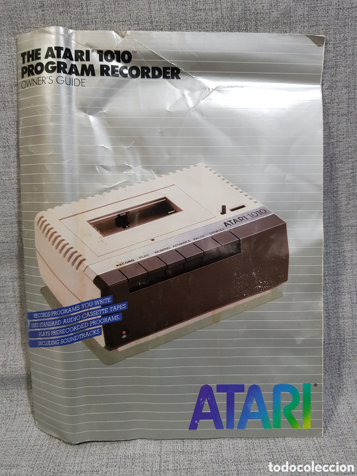 Videojuegos y consolas: THE ATARI 1010 PROGRAM RECORDER. CASETERA PARA ORDENADOR ATARI DEL A&Ntilde;O 1982 - Foto 20