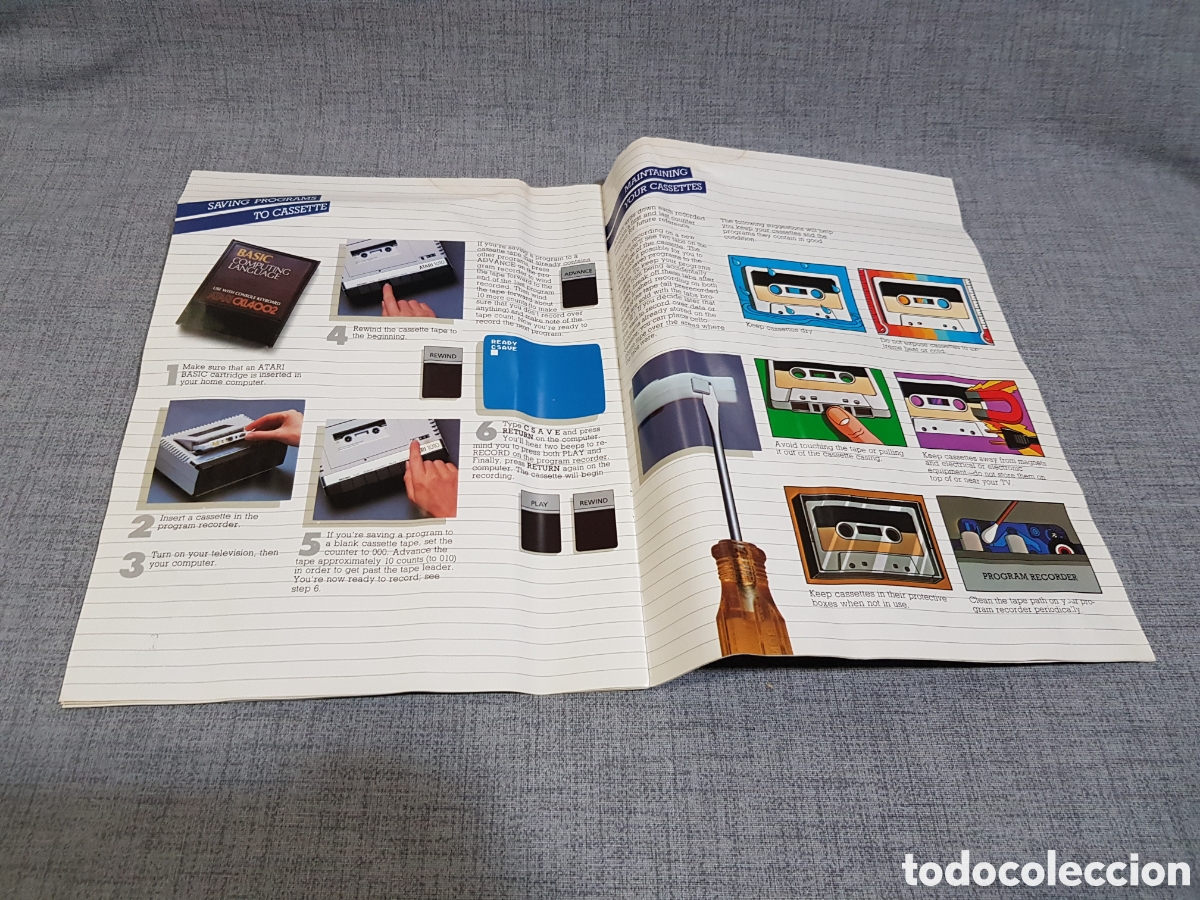 Videojuegos y consolas: THE ATARI 1010 PROGRAM RECORDER. CASETERA PARA ORDENADOR ATARI DEL A&Ntilde;O 1982 - Foto 27