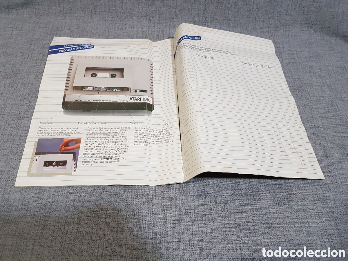 Videojuegos y consolas: THE ATARI 1010 PROGRAM RECORDER. CASETERA PARA ORDENADOR ATARI DEL A&Ntilde;O 1982 - Foto 28