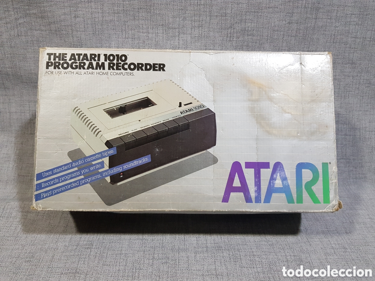 Videojuegos y consolas: THE ATARI 1010 PROGRAM RECORDER. CASETERA PARA ORDENADOR ATARI DEL A&Ntilde;O 1982 - Foto 1