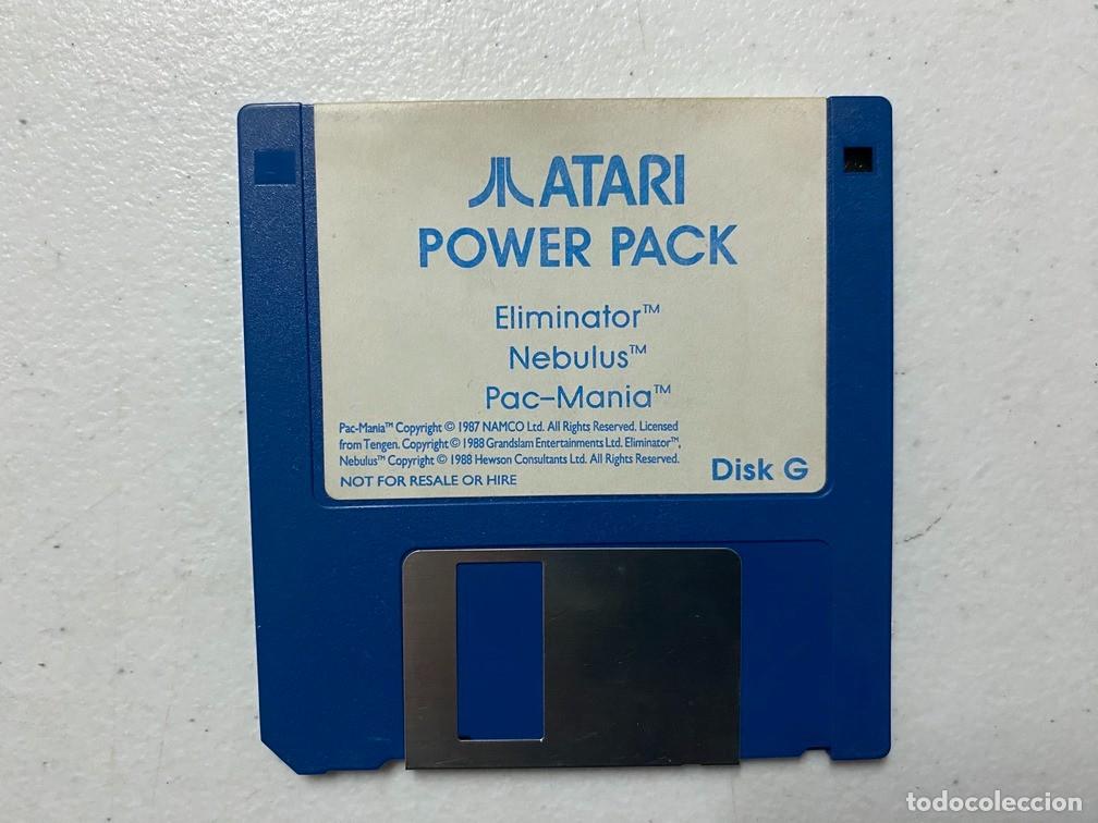 Videojuegos y consolas: ELIMINATOR / NEBULUS / PACMANIA (S&Oacute;LO DISCO) - VIDEOJUEGO ATARI ST - STE - Foto 1