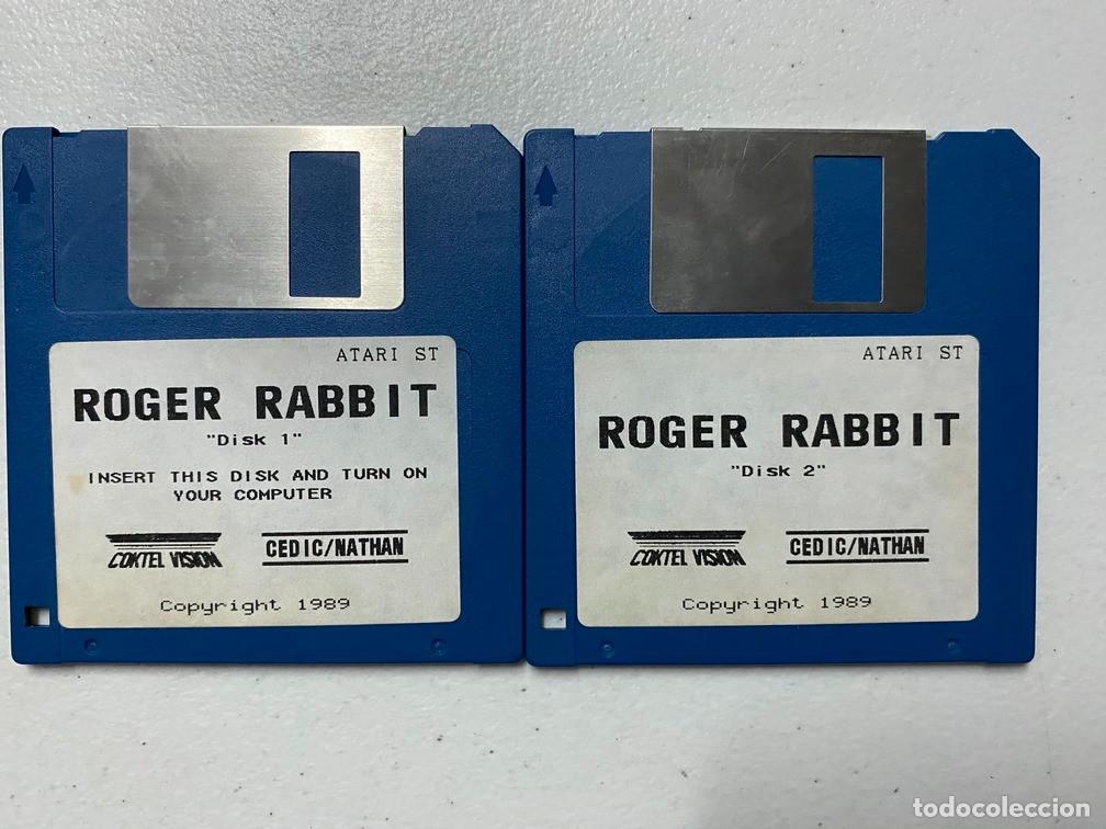 Videojuegos y consolas: ROGER RABBIT (S&Oacute;LO DISCOS) - VIDEOJUEGO ATARI ST - STE - Foto 1