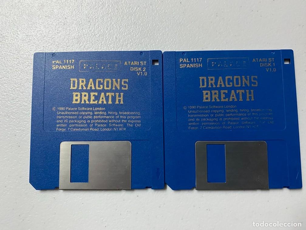 Videojuegos y consolas: DRAGONS BREATH (S&Oacute;LO DISCOS) - VIDEOJUEGO ATARI ST - STE - Foto 1
