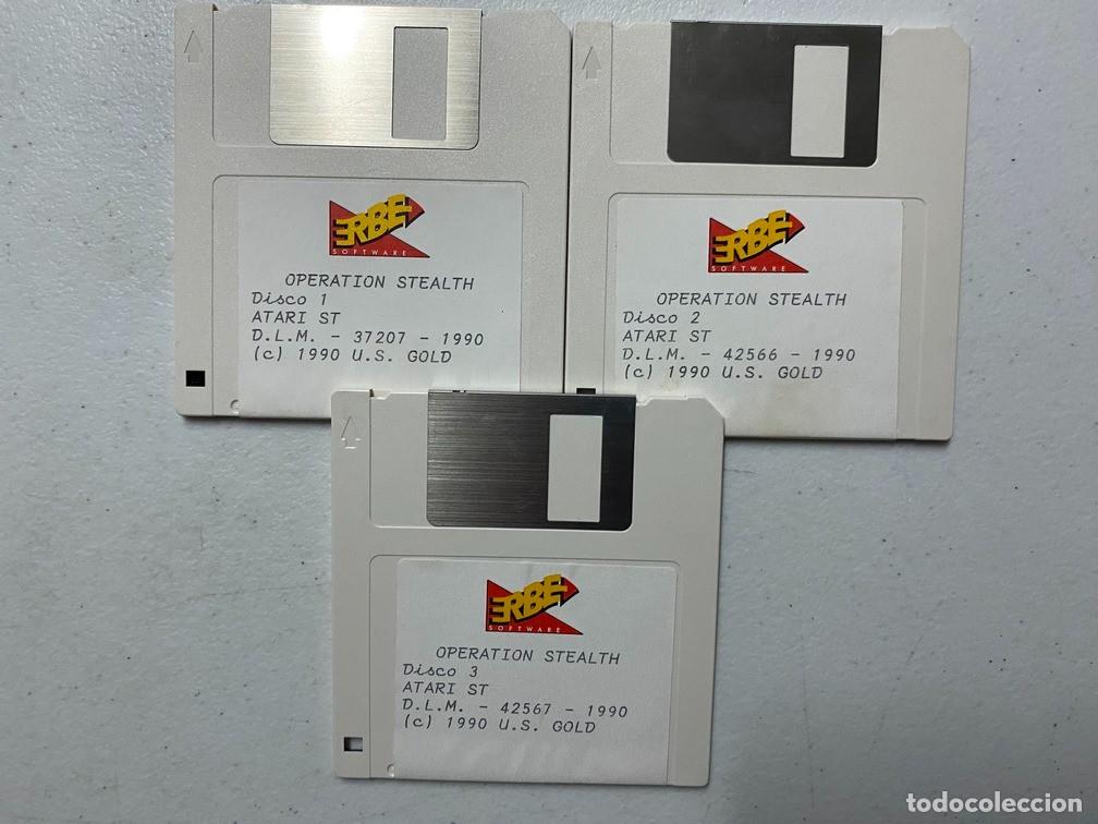 Videojuegos y consolas: OPERATION STEALTH (S&Oacute;LO DISCOS) - VIDEOJUEGO ATARI ST - STE - Foto 1
