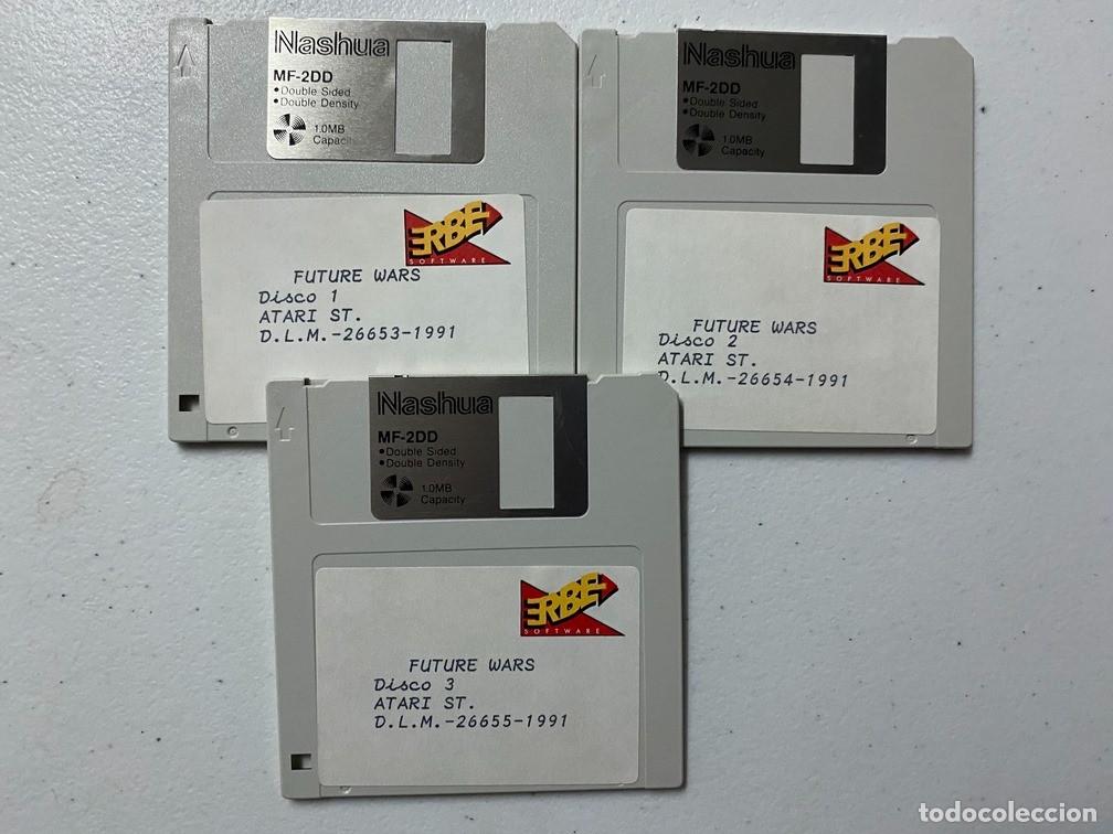 Videojuegos y consolas: FUTURE WARS (S&Oacute;LO DISCOS) - VIDEOJUEGO ATARI ST - STE - Foto 1