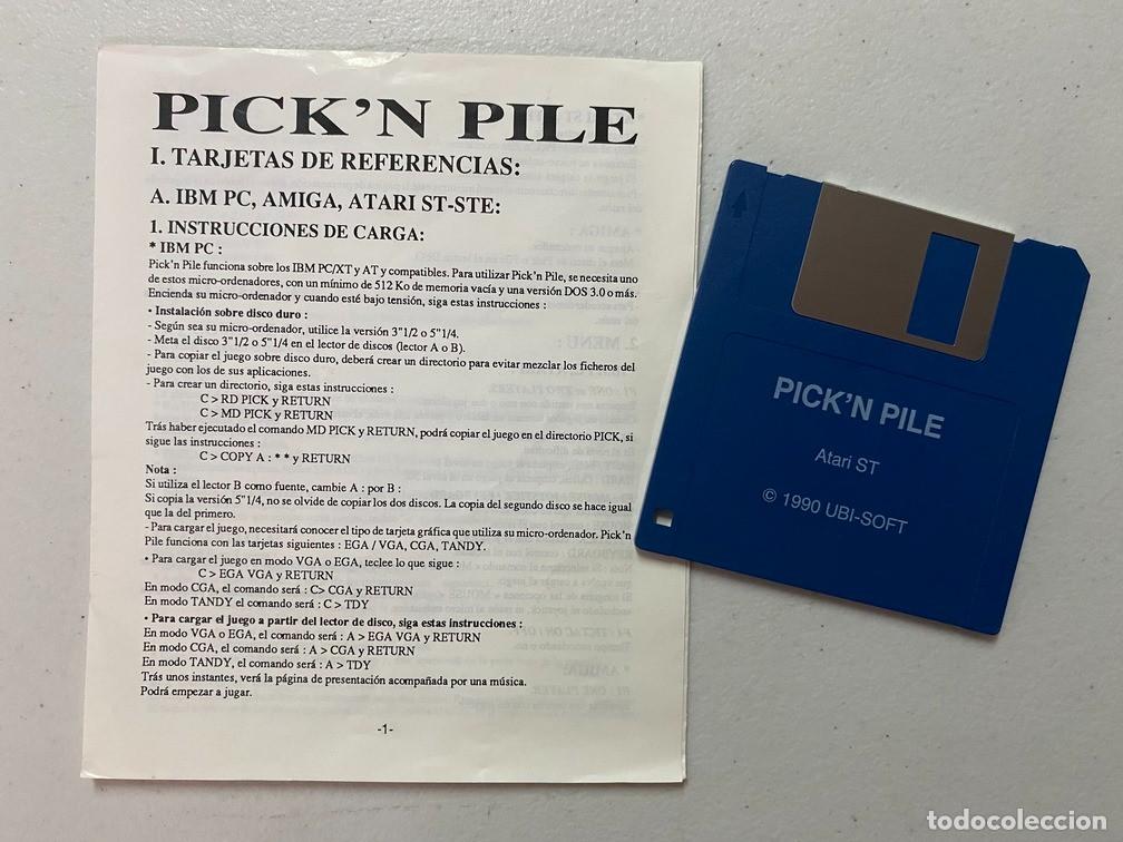 Videojuegos y consolas: Pickn Pile - VIDEOJUEGO ATARI ST - STE - Foto 5