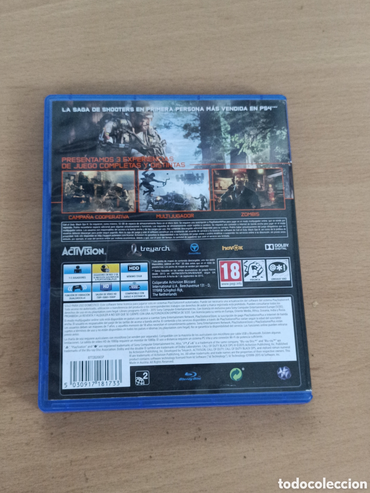 Videojuegos y consolas: Call of DUTY black ops 3 PS4 +18 - Foto 3