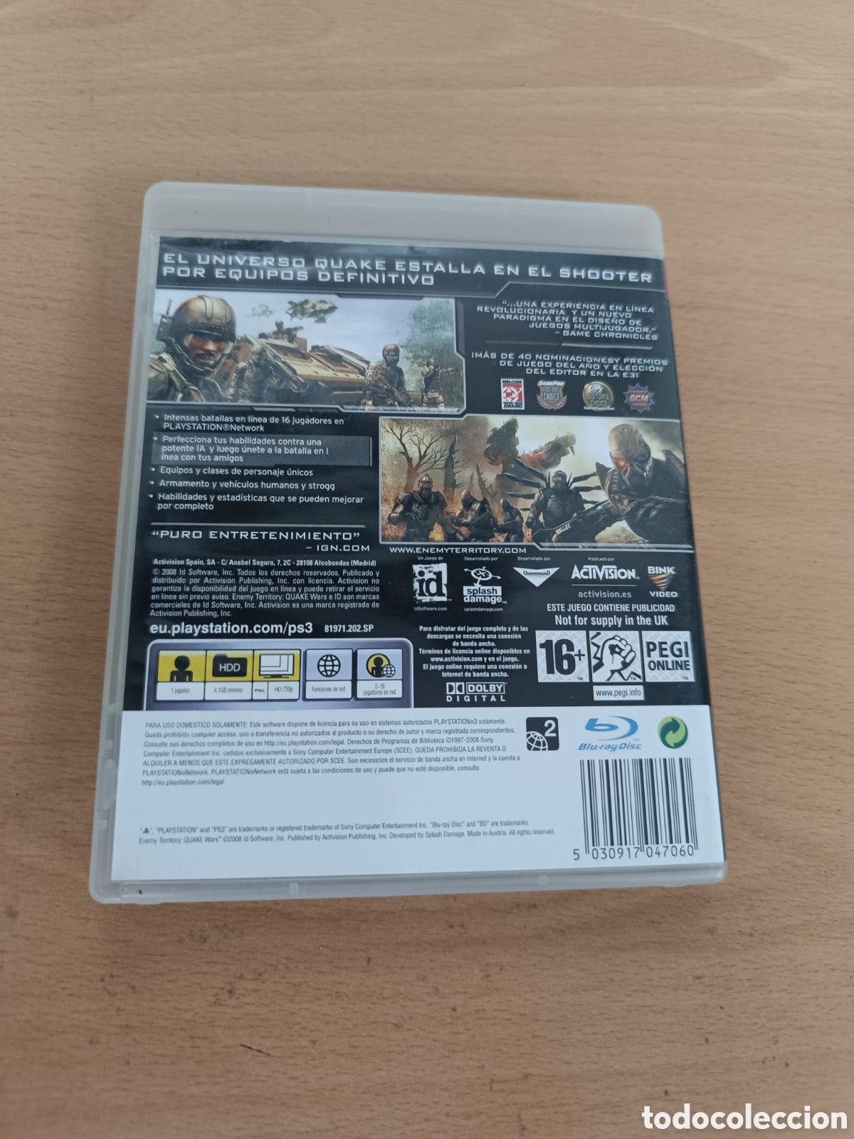 Videojuegos y consolas: Enemy territory Quake Wars PS3 - Foto 3