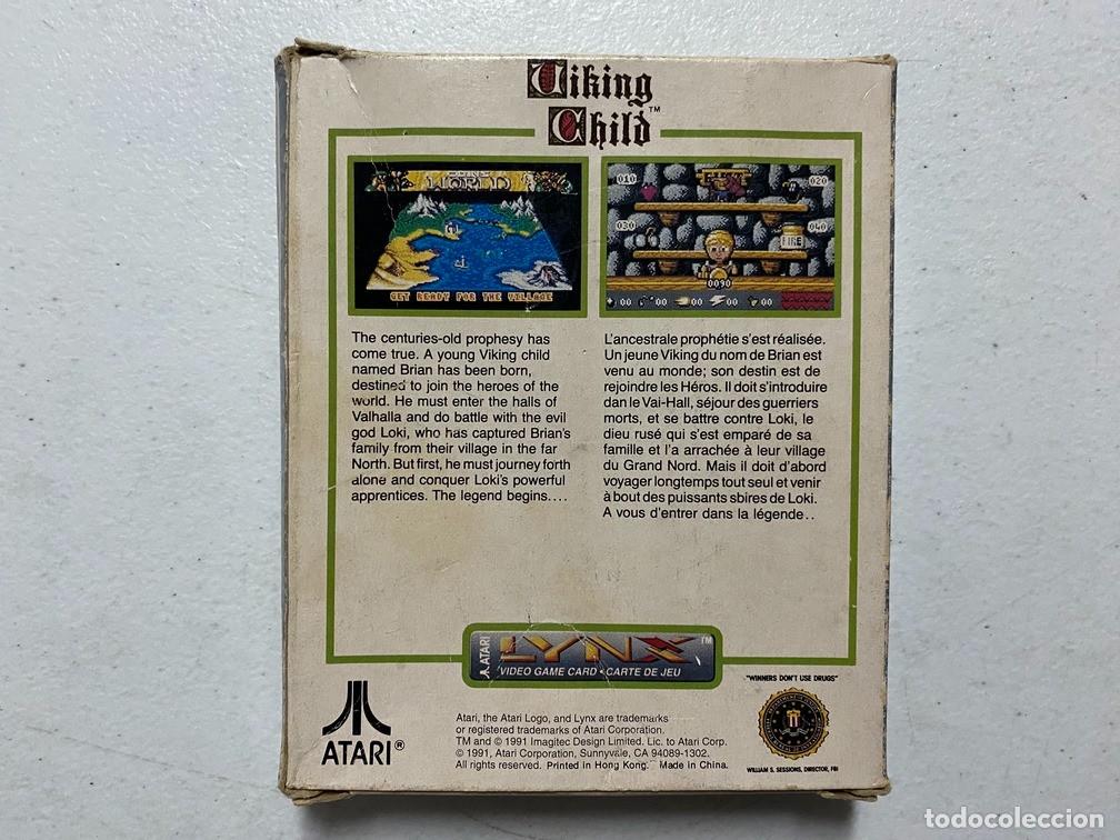 Videojuegos y consolas: VIKING CHILD - VIDEOJUEGO ATARI LYNX - SIN JUEGO - Foto 4