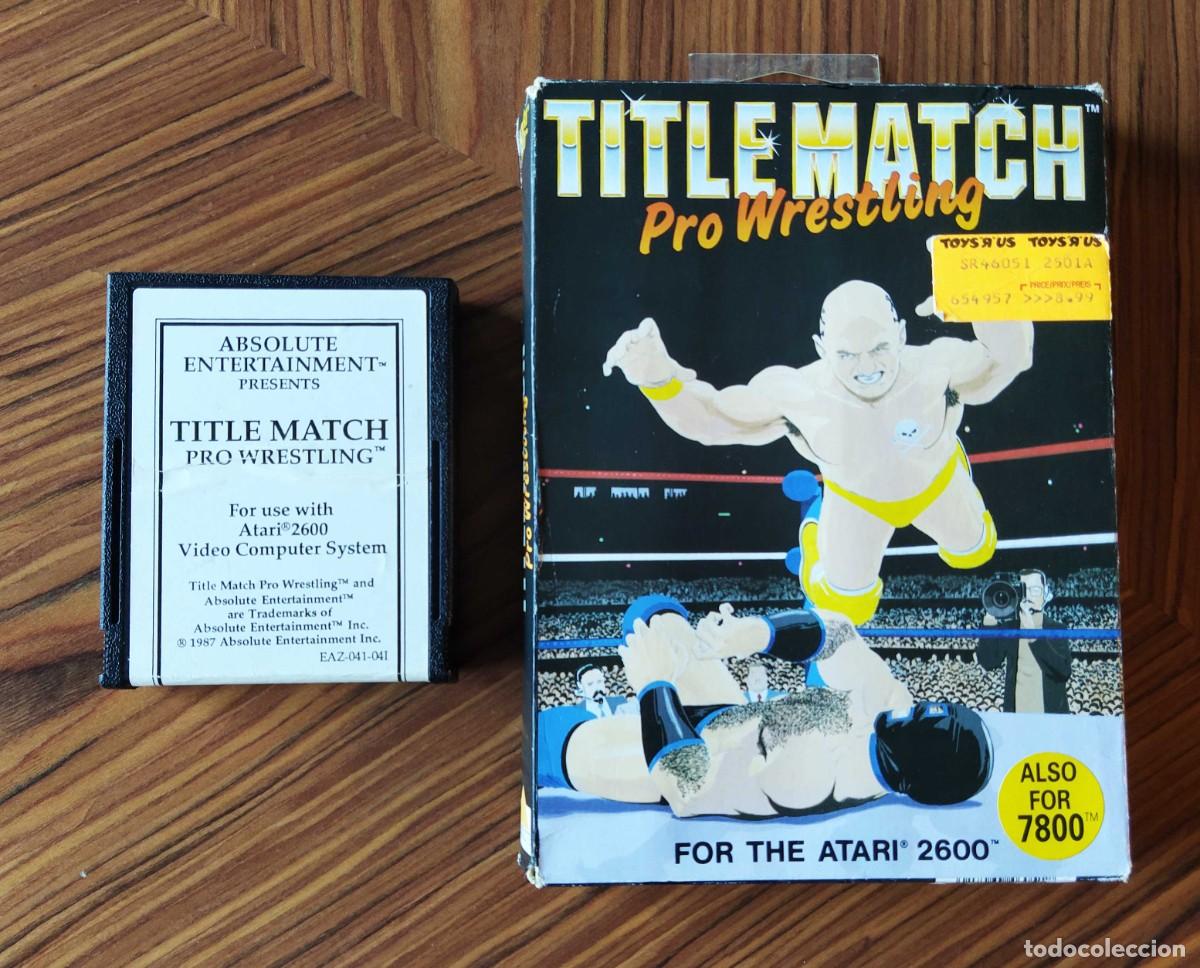 Videojuegos y consolas: Title Match Atari 2600 VCS PAL - Foto 1