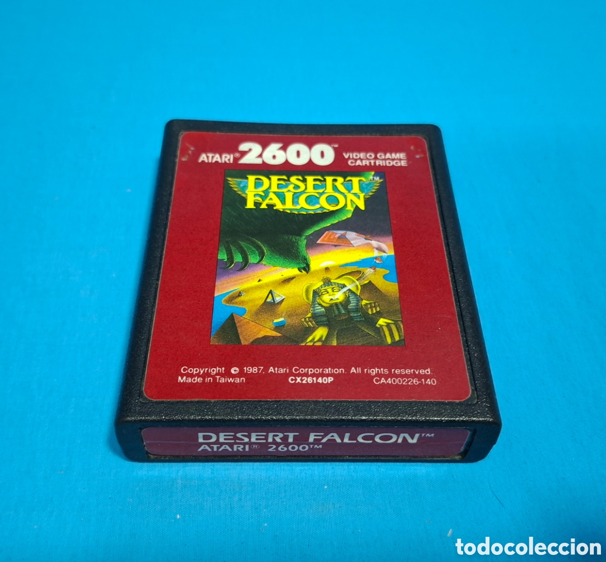 Videojuegos y consolas: JUEGO CARTUCHO - DESERT FALCON - ATARI 2600, 1987 - Foto 2