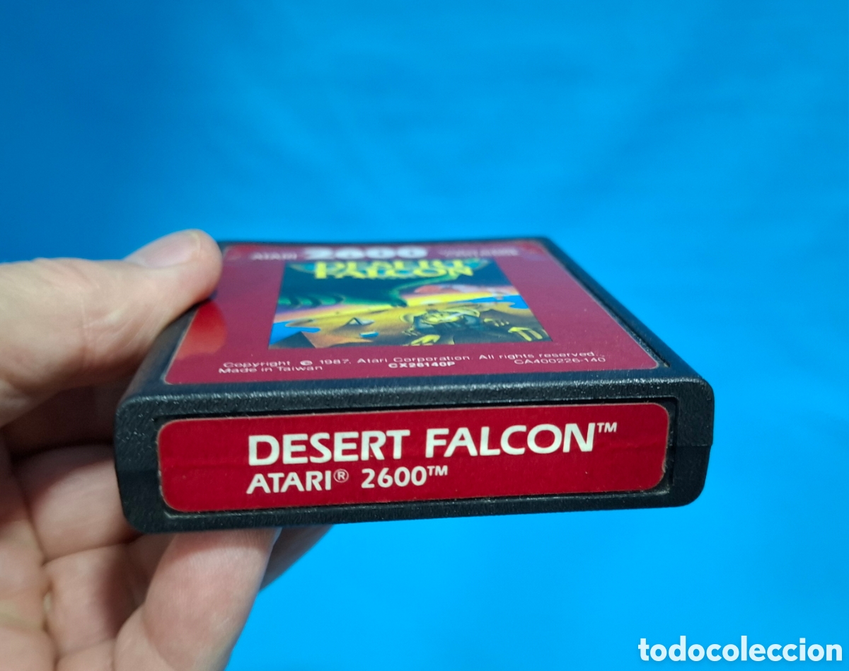 Videojuegos y consolas: JUEGO CARTUCHO - DESERT FALCON - ATARI 2600, 1987 - Foto 4