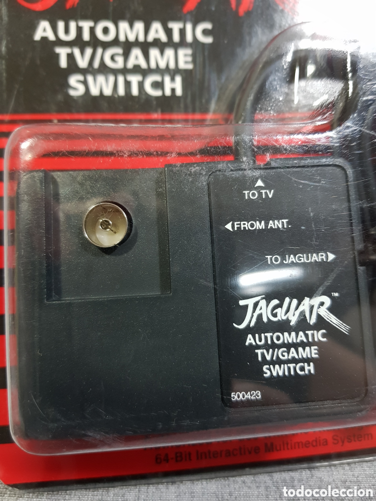 Videojuegos y consolas: ATARI JAGUAR J8908 AUTOMATIC TV/GAME SWITCH CONMUTADOR AUTOM&Aacute;TICO. EN BL&Iacute;STER. SIN USO. - Foto 3