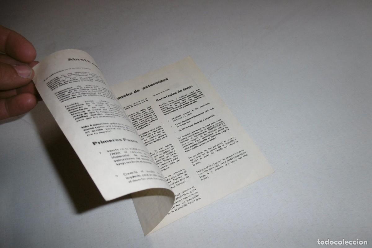 Videojuegos y consolas: ATARI 7800 MANUAL ESPA&Ntilde;OL ASTEROIDS - Foto 2