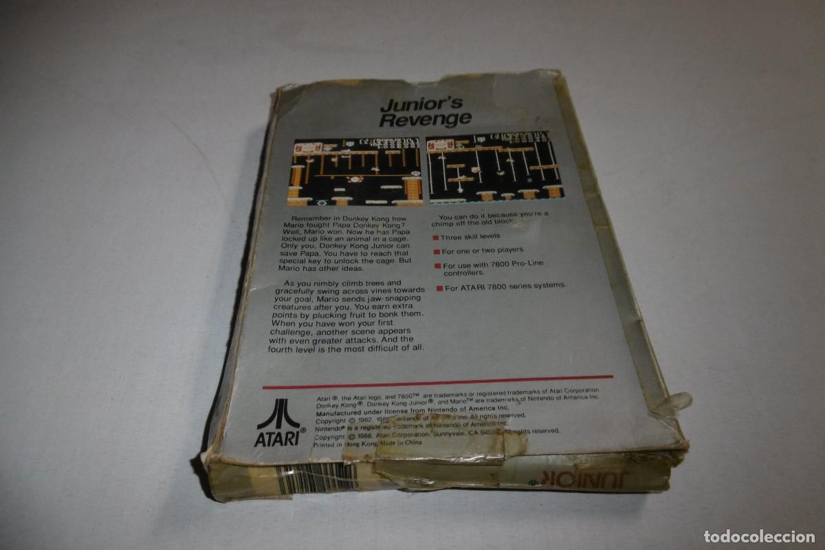 Videojuegos y consolas: ATARI 7800 CAJA DONKEY KONG JUNIOR - Foto 6