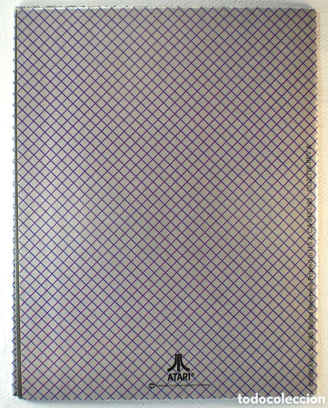 Videojuegos y consolas: Catalogo , poster desplegable original a&ntilde;o 1982 Atari 2600 / 5200 pacman - Foto 4