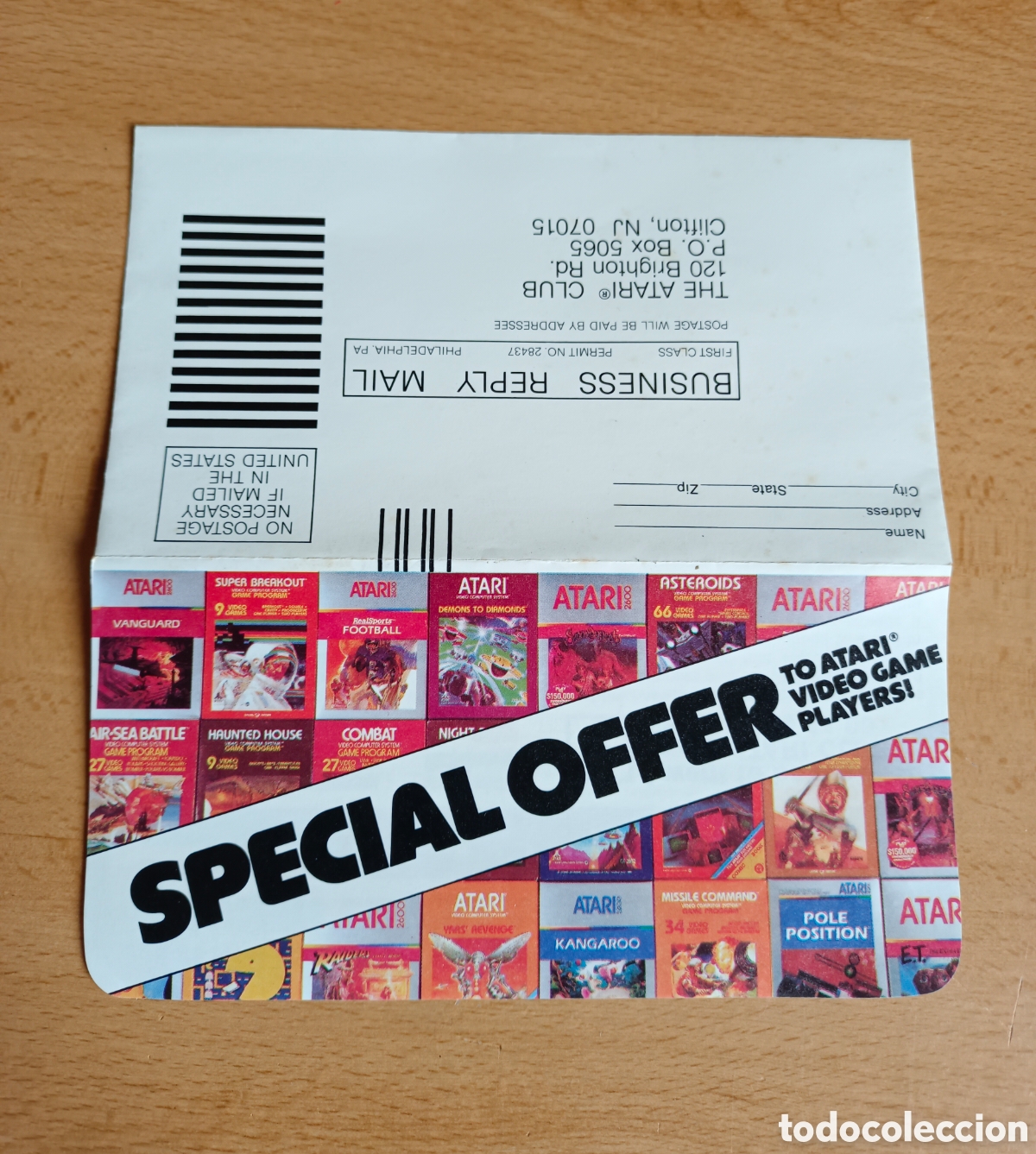 Videojuegos y consolas: Tarjeta , documentacion atari club 2600 / 5200 - Foto 4