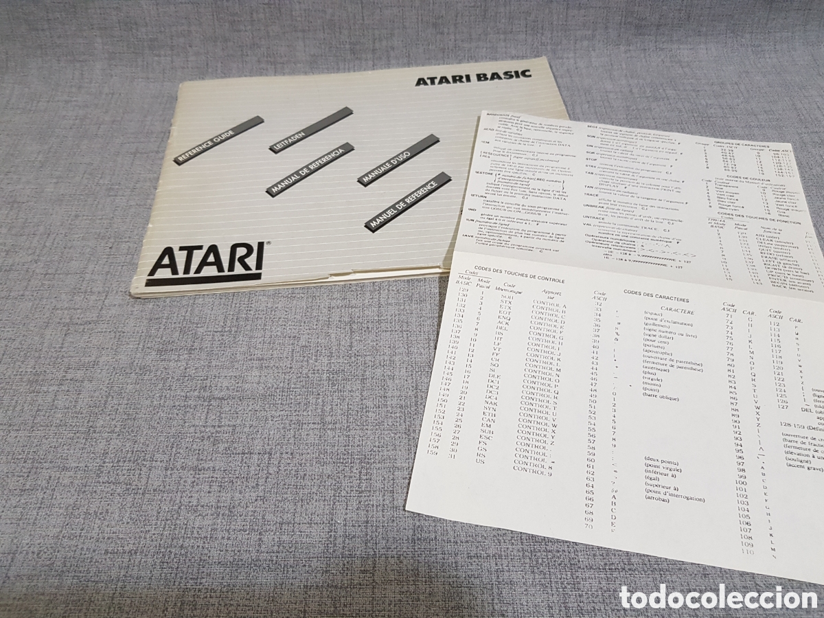 Videojuegos y consolas: ATARI BASIC MANUAL DE REFERENCIA (MULTILING&Uuml;E). TAIWAN, A&Ntilde;O 1983. - Foto 6